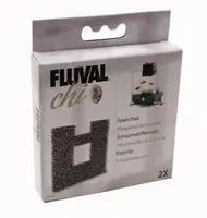 Fluval chi filterskum sort 2 pakning